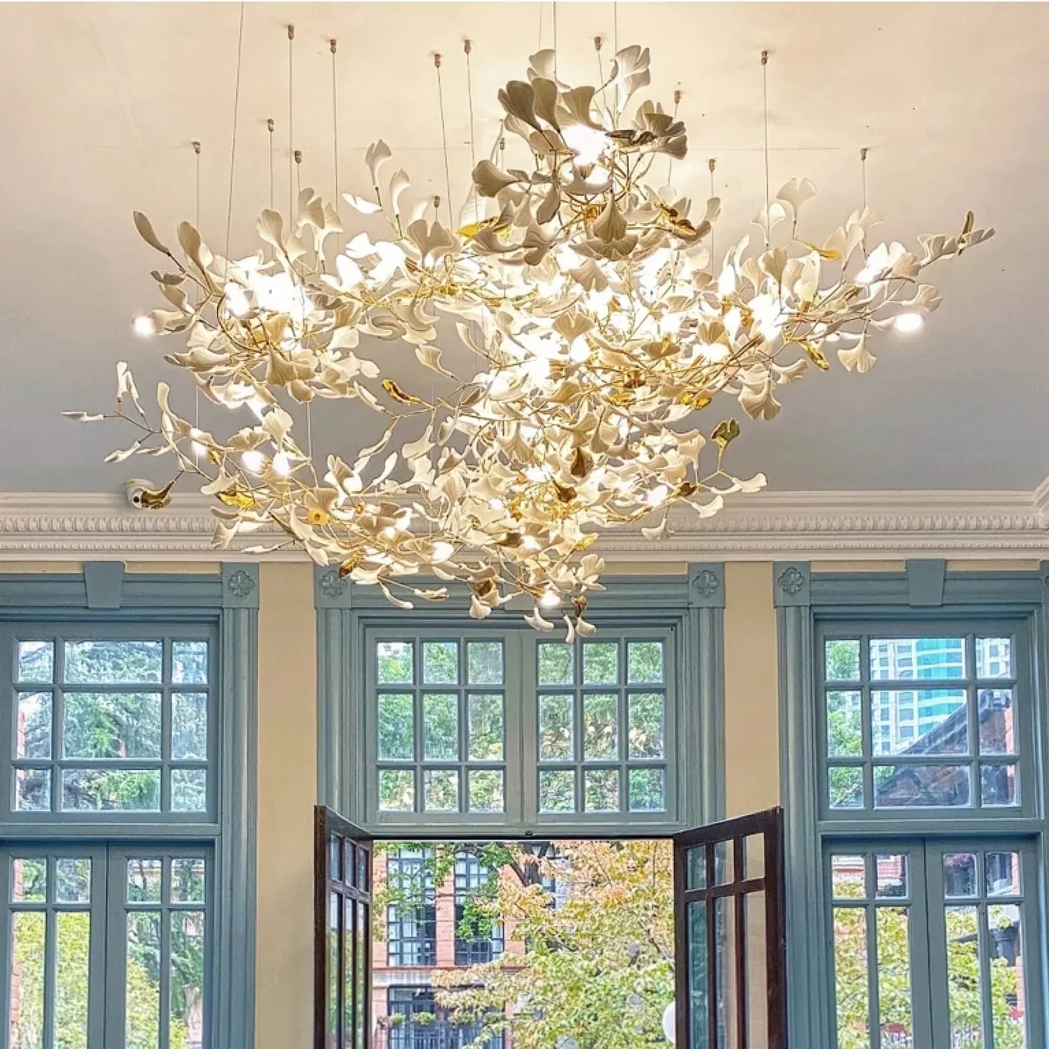 Gingko Leaves Chandelier - Image 11