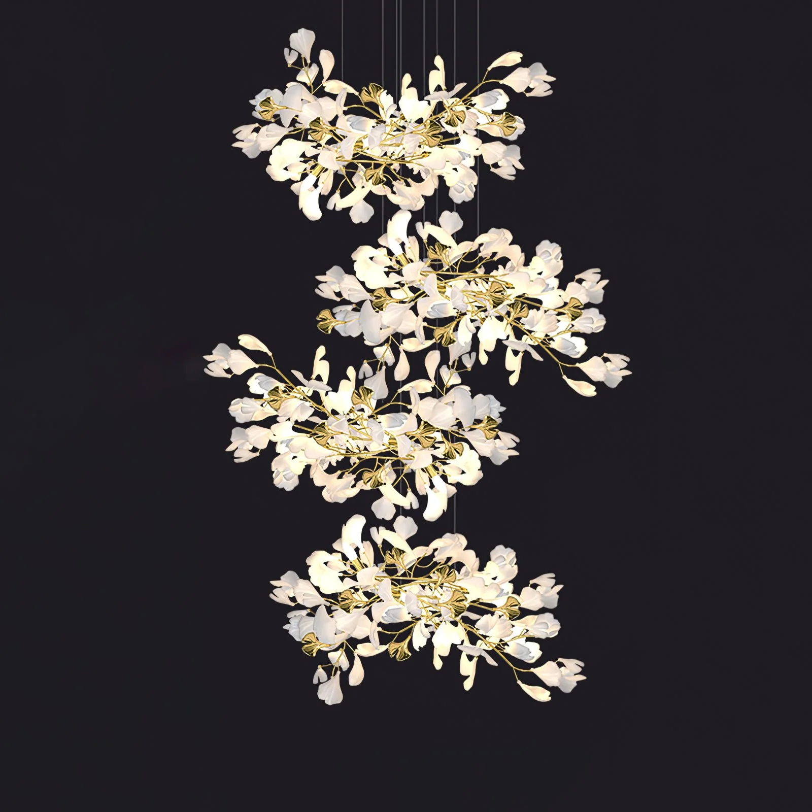 Gingko Leaves Chandelier - Image 115