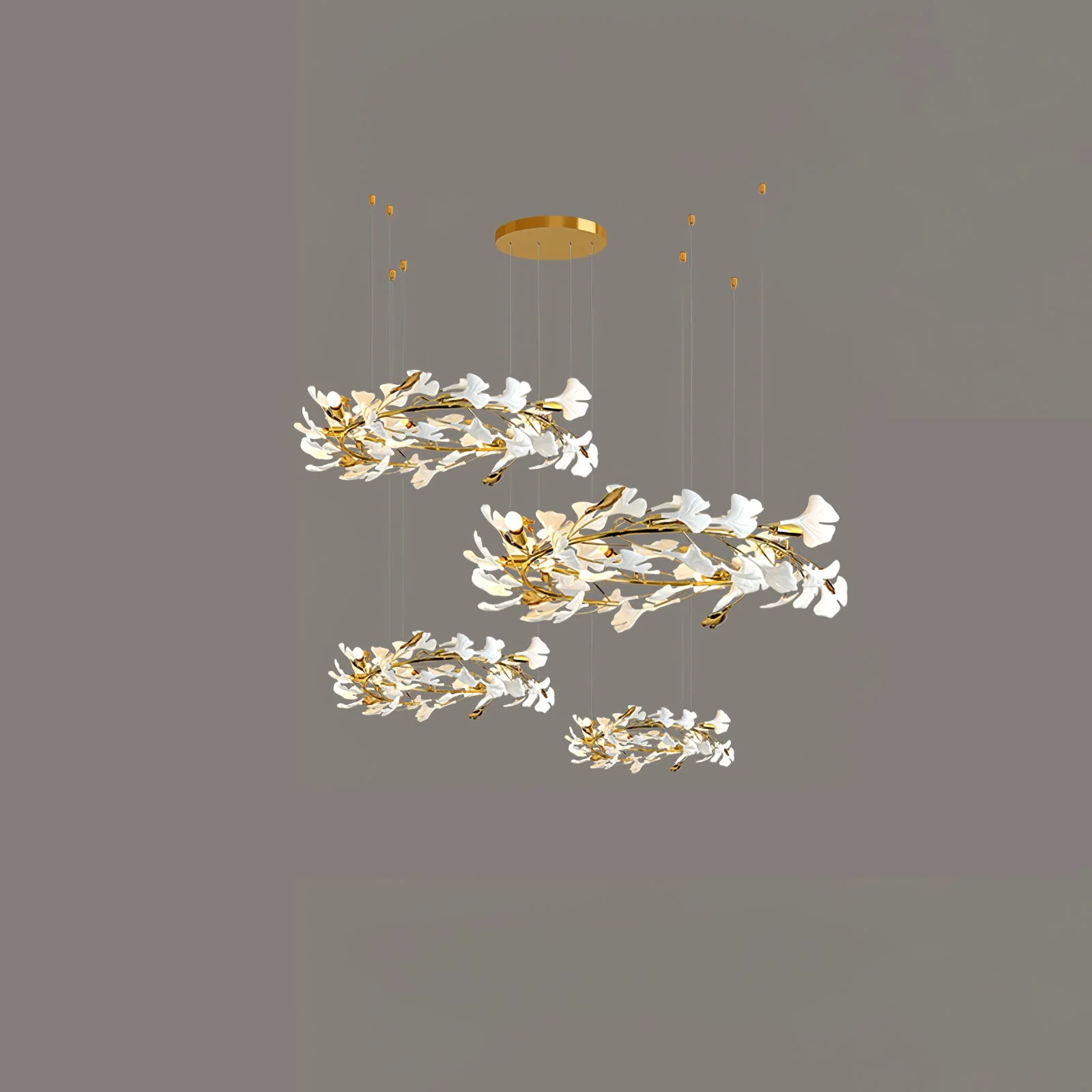 Gingko Leaves Chandelier - Image 120
