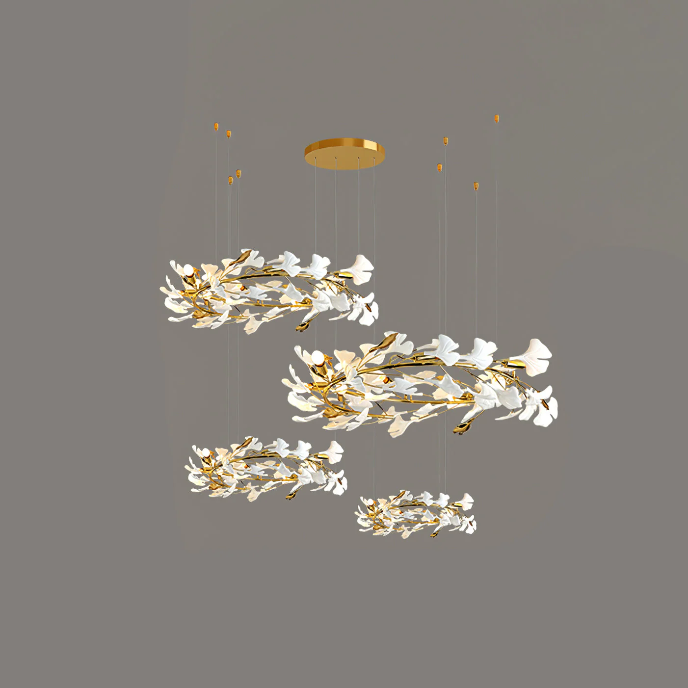 Gingko Leaves Chandelier - Image 121