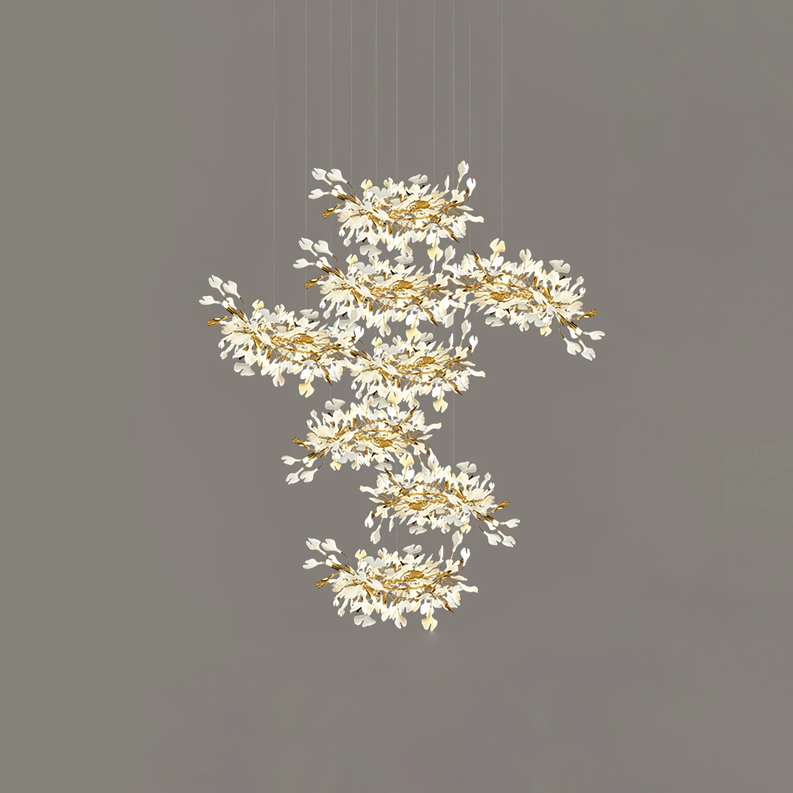 Gingko Leaves Chandelier - Image 124