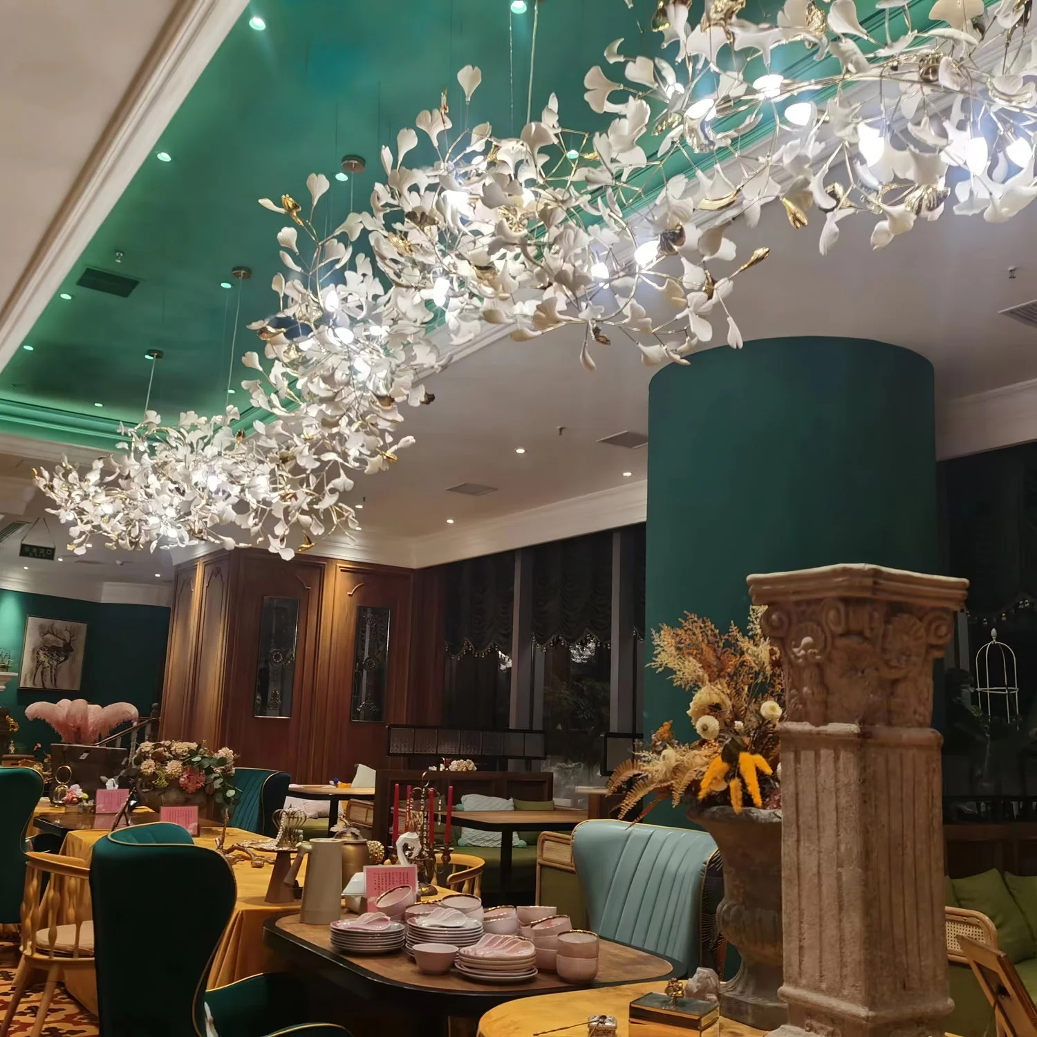 Gingko Leaves Chandelier - Image 20