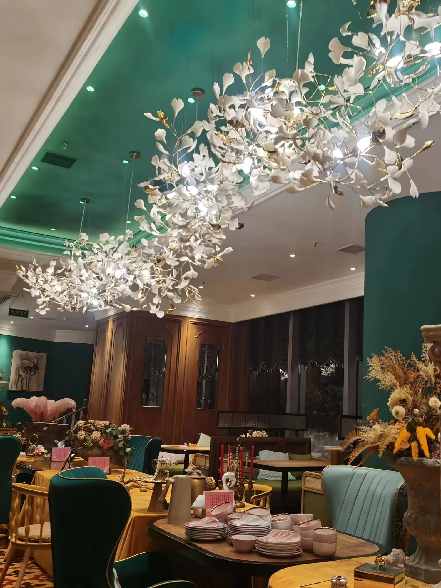 Gingko Leaves Chandelier - Image 25