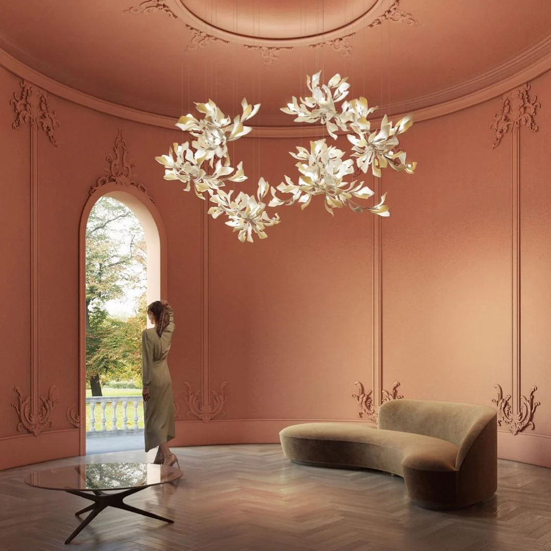 Gingko Leaves Chandelier - Image 78