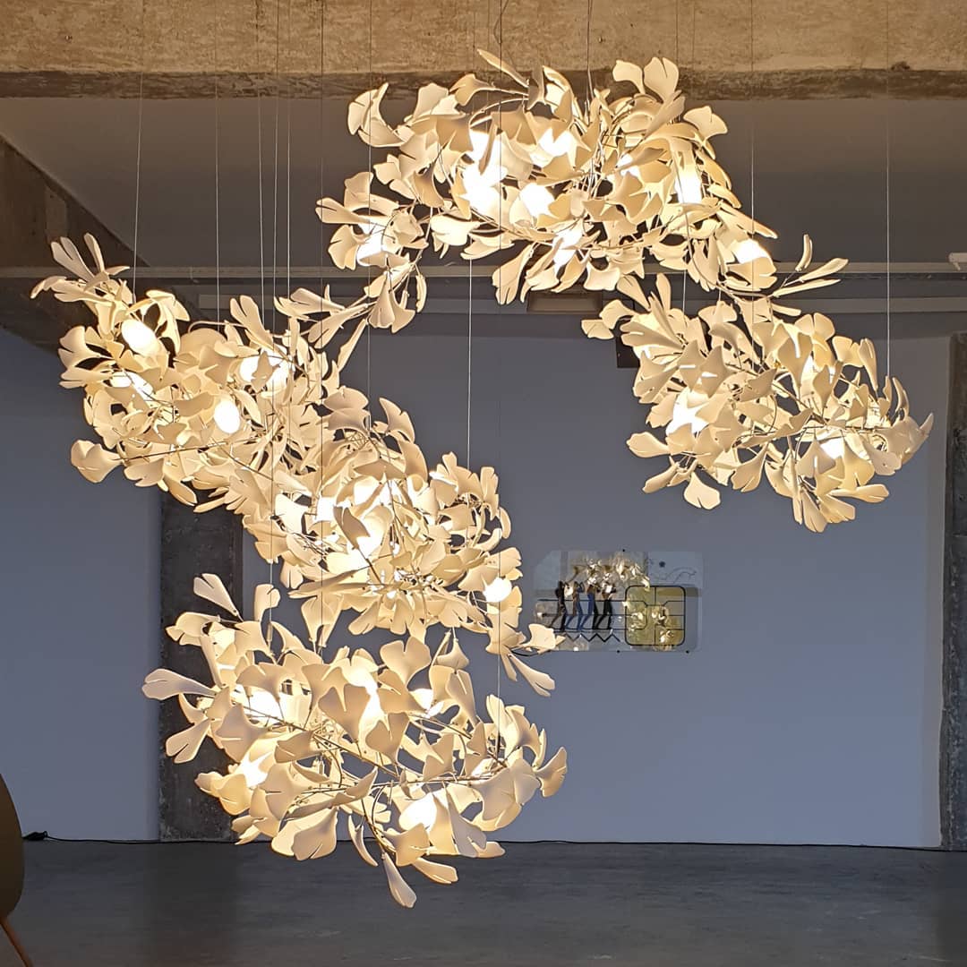 Gingko Leaves Chandelier - Image 94