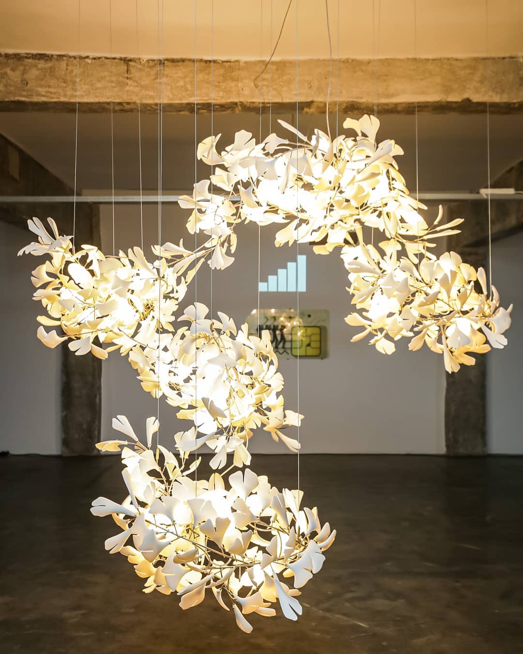 Gingko Leaves Chandelier - Image 95