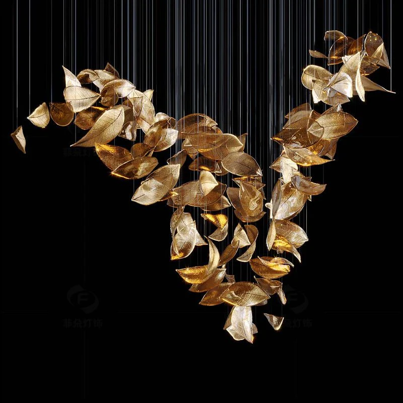 Shake Leaves Chandelier - Image 10