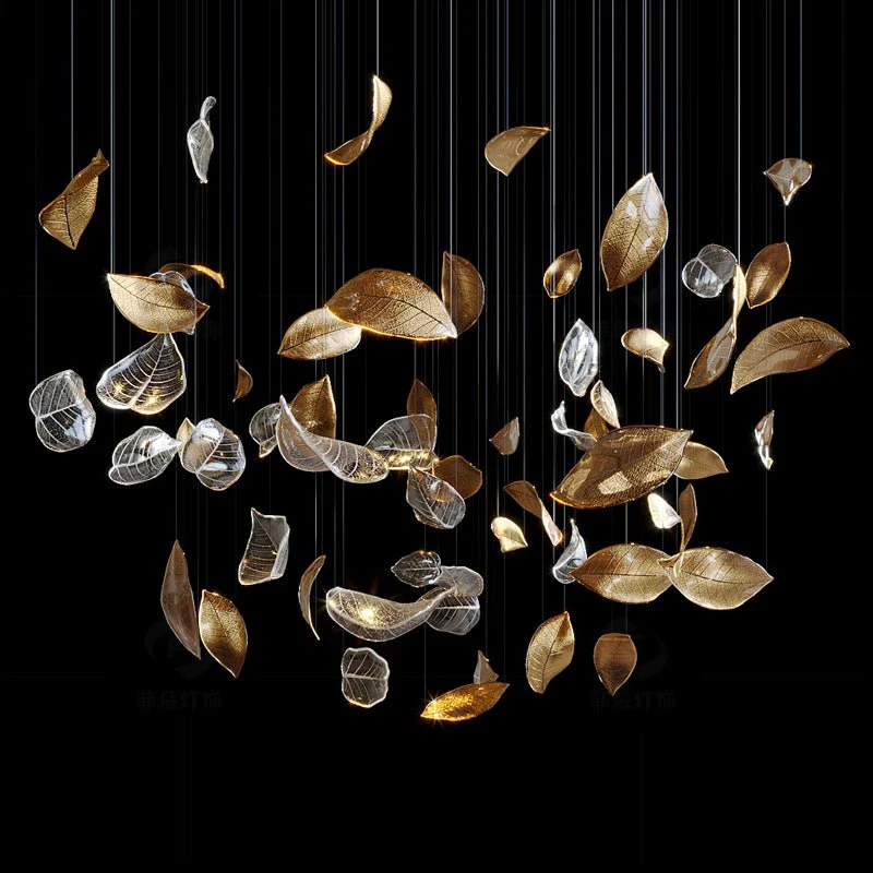 Shake Leaves Chandelier - Image 5