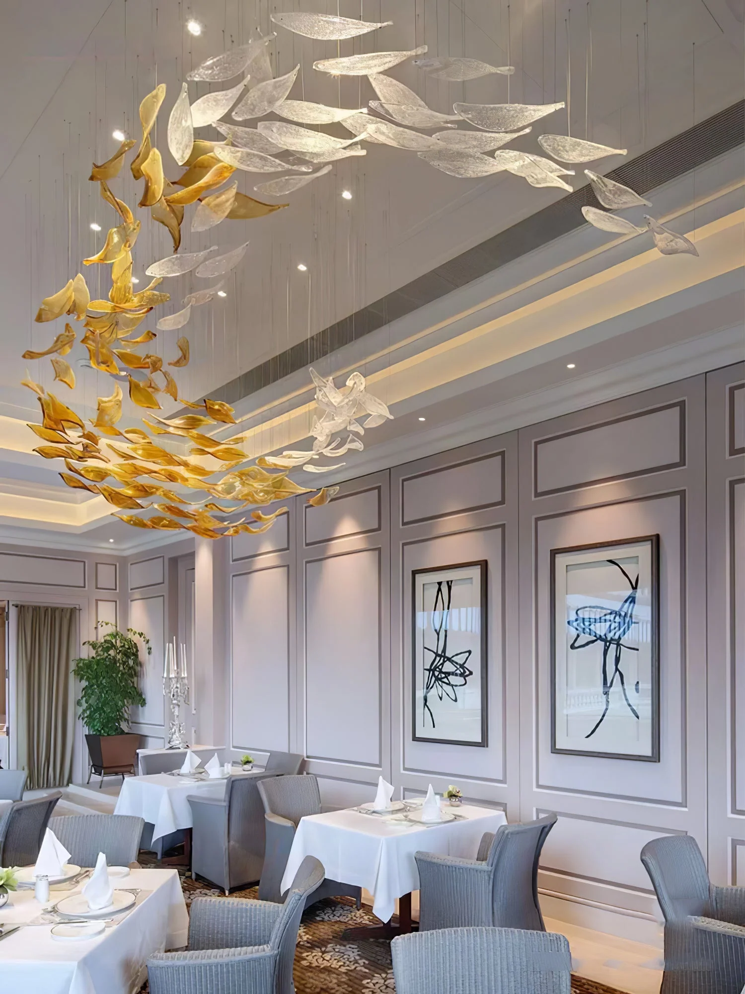 Swaying Leaves Chandelier - Image 7