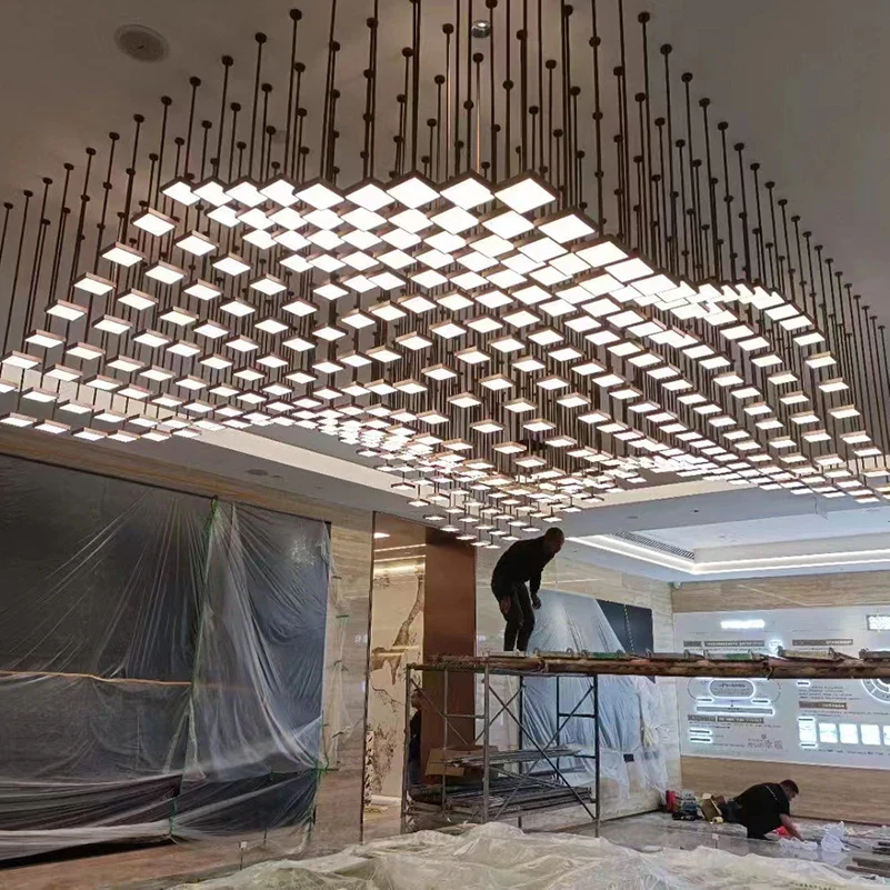 Villa Decoration Chandelier Luxury Large Decorative Nordic Style LED Chandelier Lighting - Image 2