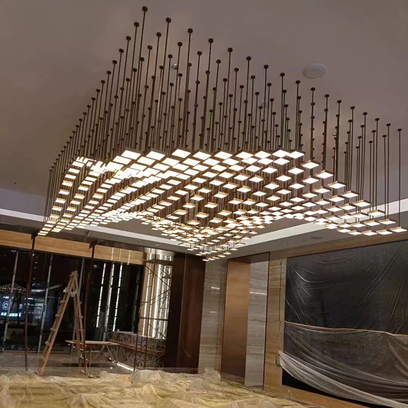 Villa Decoration Chandelier Luxury Large Decorative Nordic Style LED Chandelier Lighting - Image 3