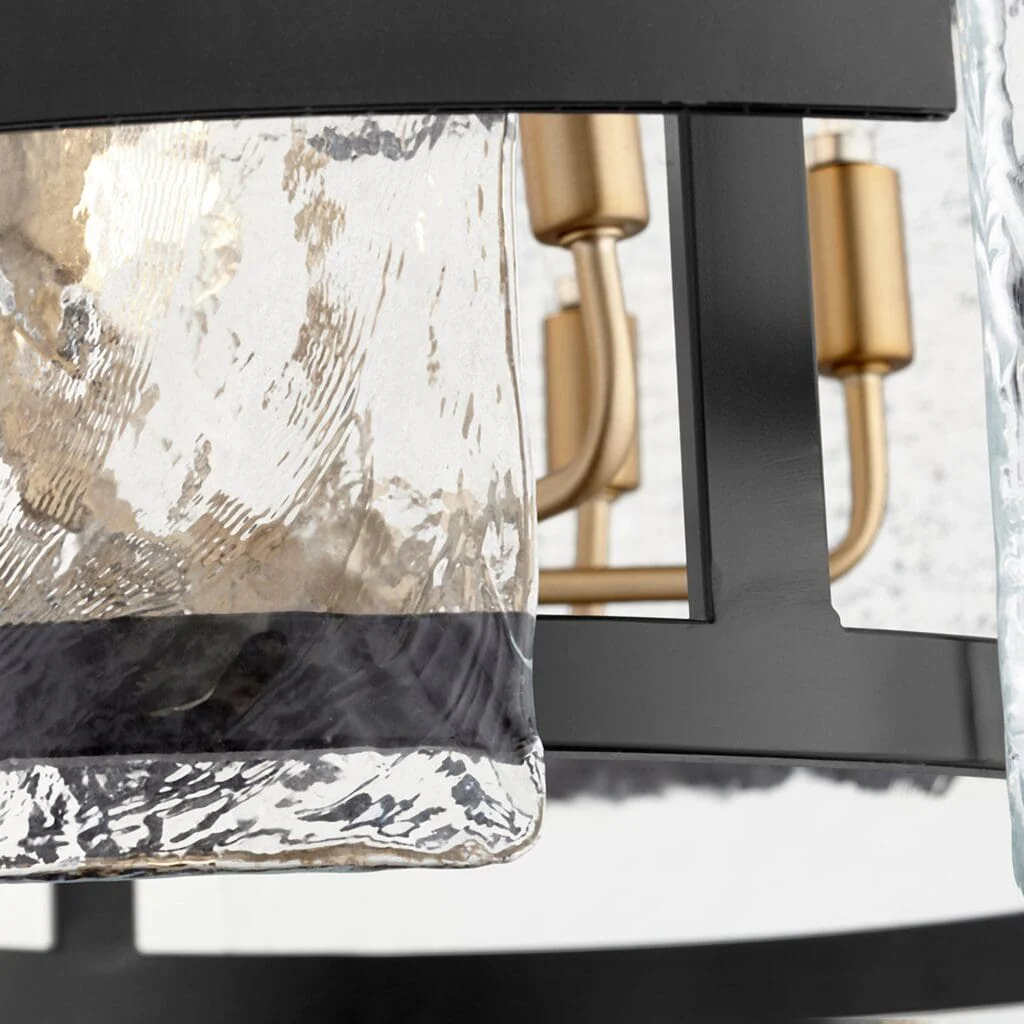 Cyan Design 11118 Panorama Chandelier - Noir & Aged Brass - Medium - Image 3