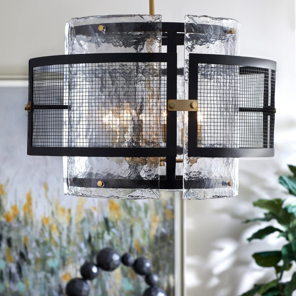 Cyan Design 11118 Panorama Chandelier - Noir & Aged Brass - Medium - Image 5