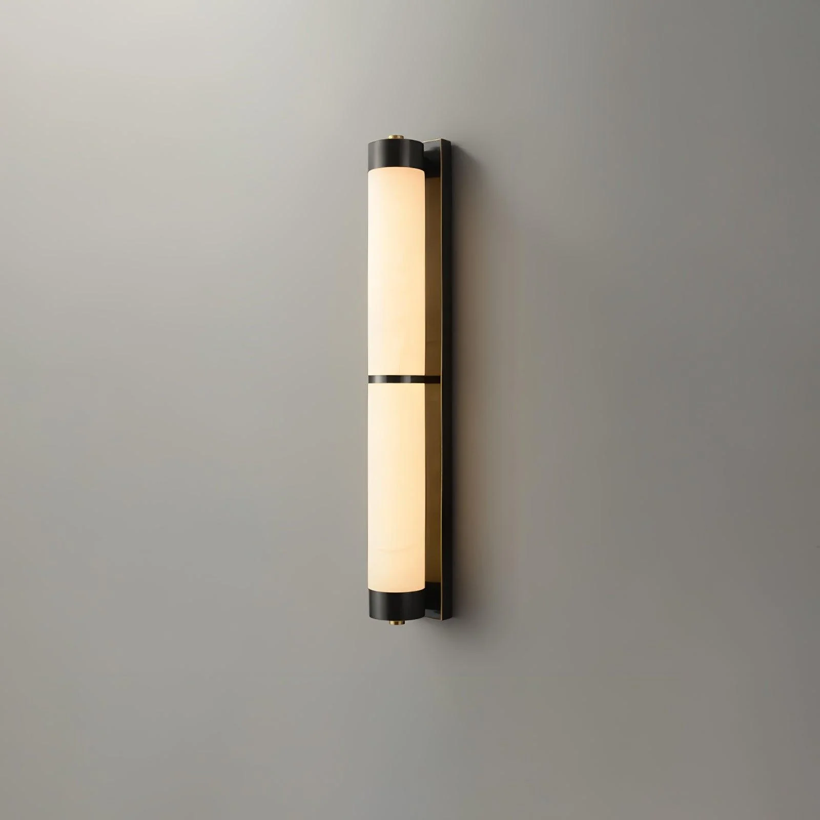 Cylindra Alabaster Brass Wall Light - Image 10