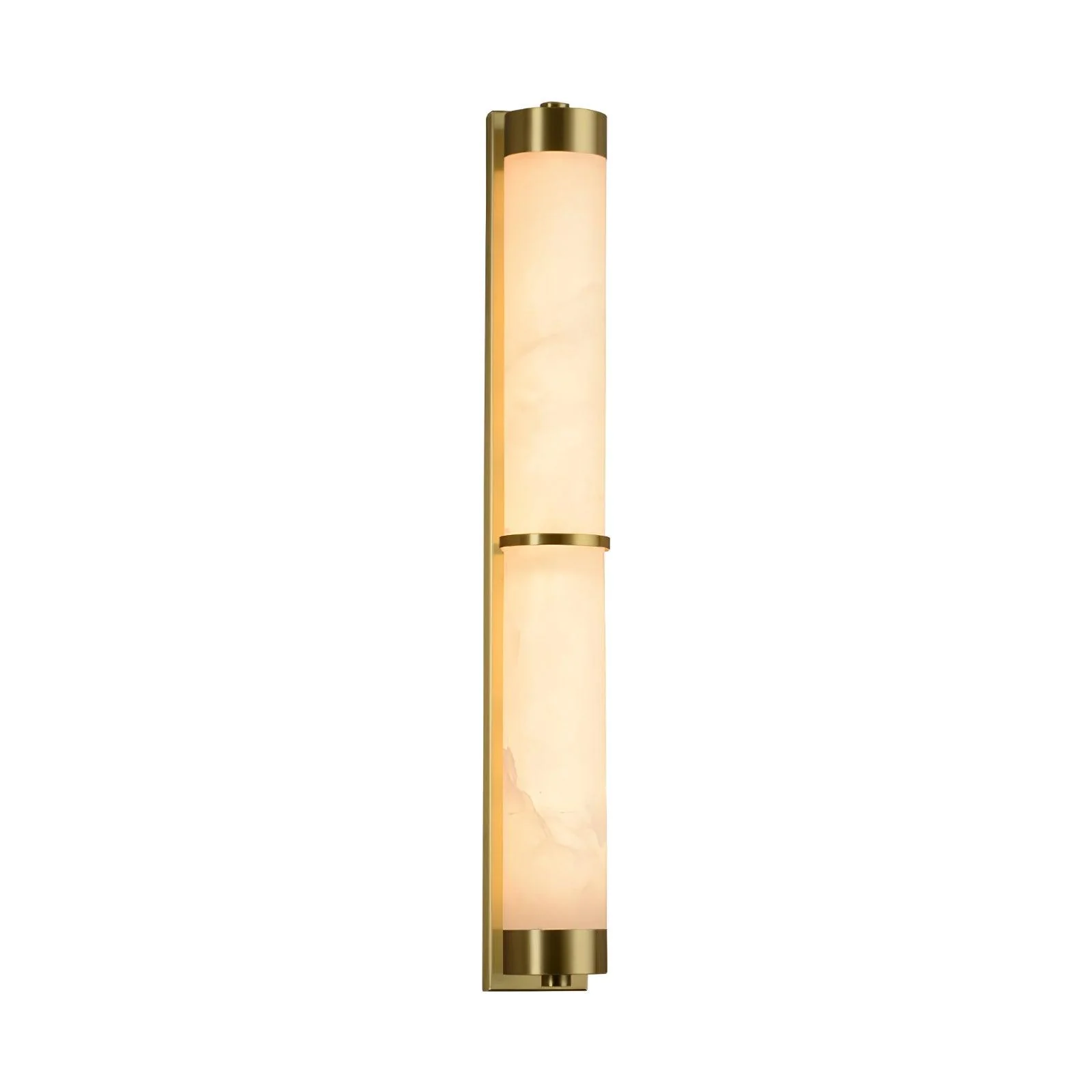 Cylindra Alabaster Brass Wall Light - Image 18