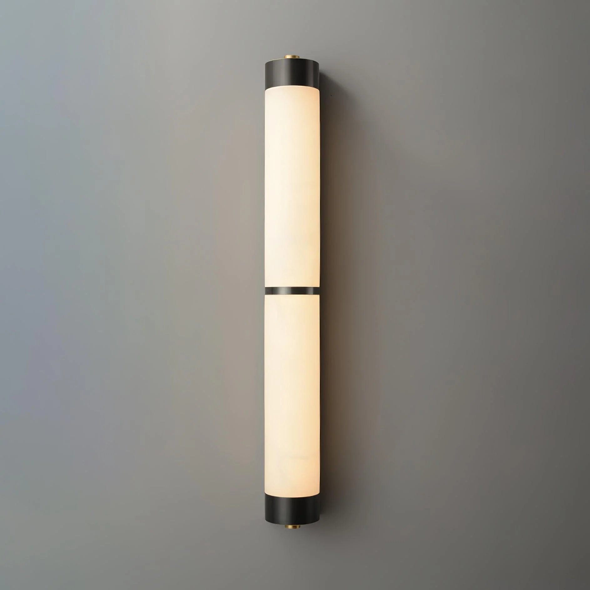 Cylindra Alabaster Brass Wall Light - Image 19