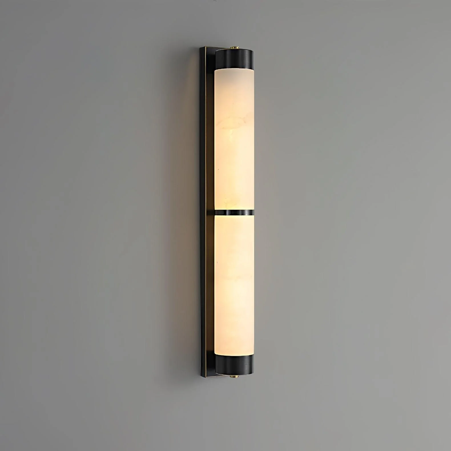 Cylindra Alabaster Brass Wall Light - Image 21