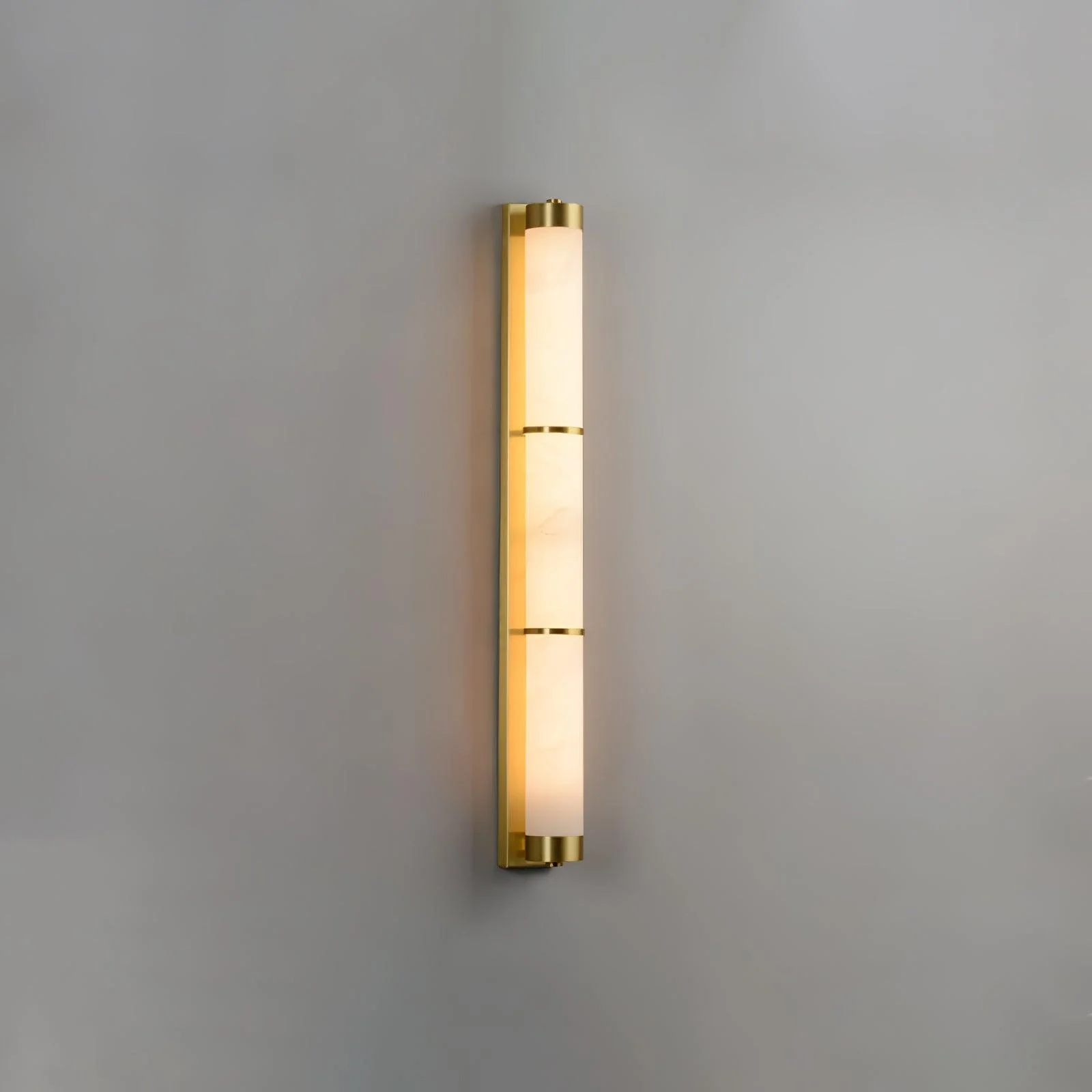 Cylindra Alabaster Brass Wall Light - Image 36