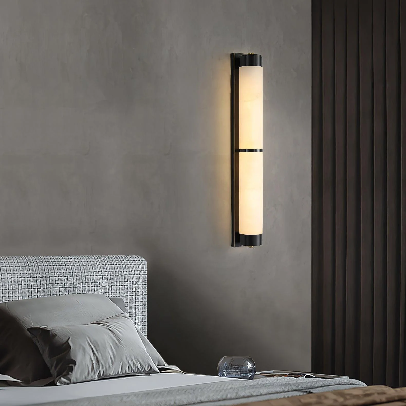 Cylindra Alabaster Brass Wall Light - Image 45