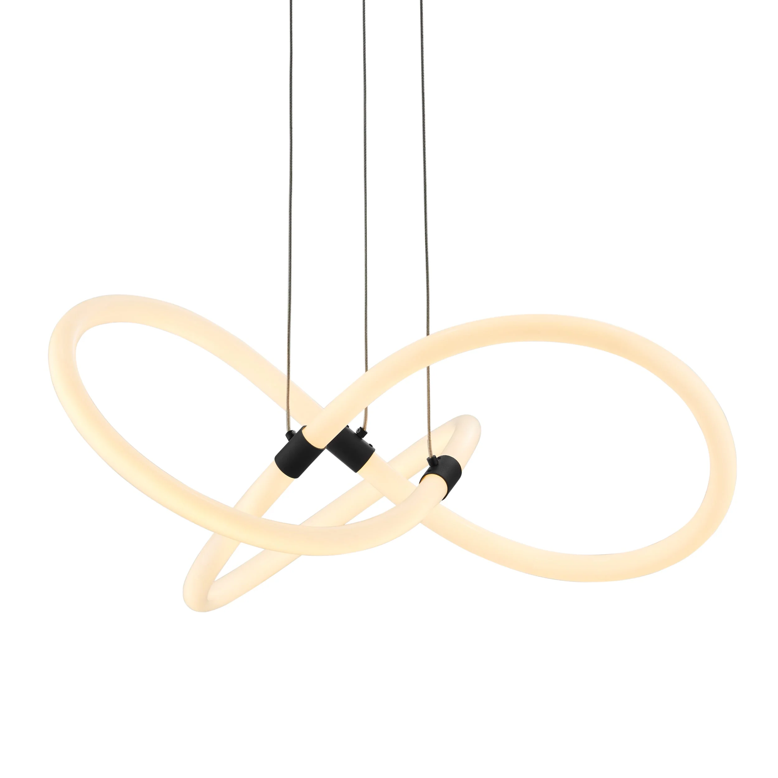 Daisy LED Adjustable Chandelier // Matte Black - Image 3
