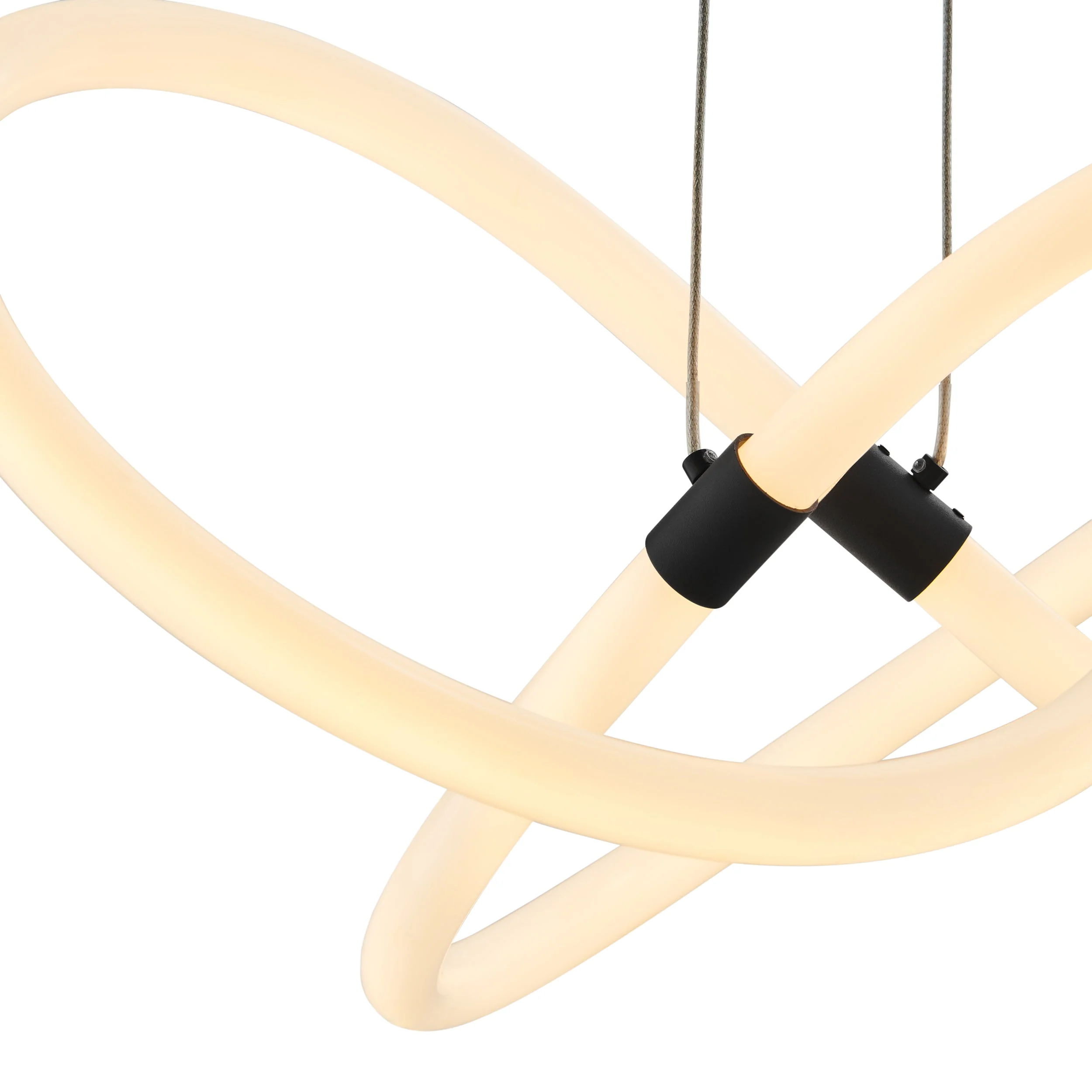 Daisy LED Adjustable Chandelier // Matte Black - Image 4