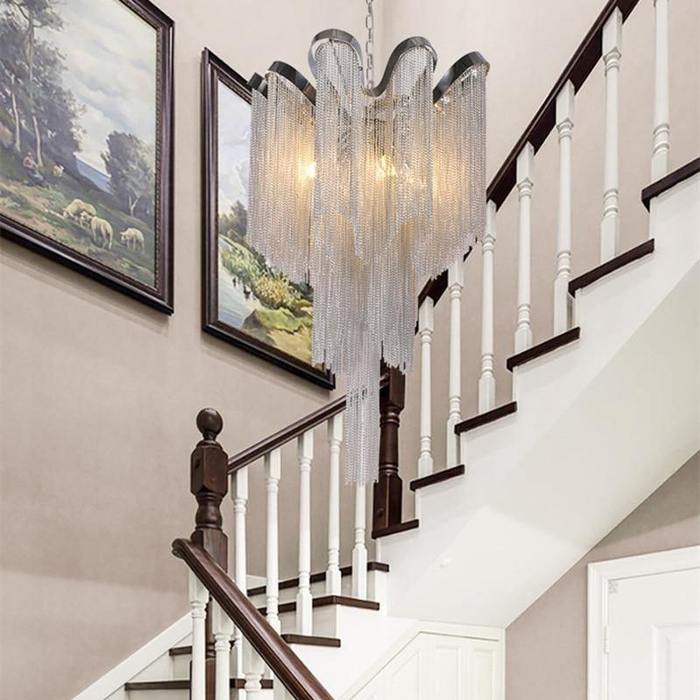 Daphne Chain Tassel Chandelier - Image 5