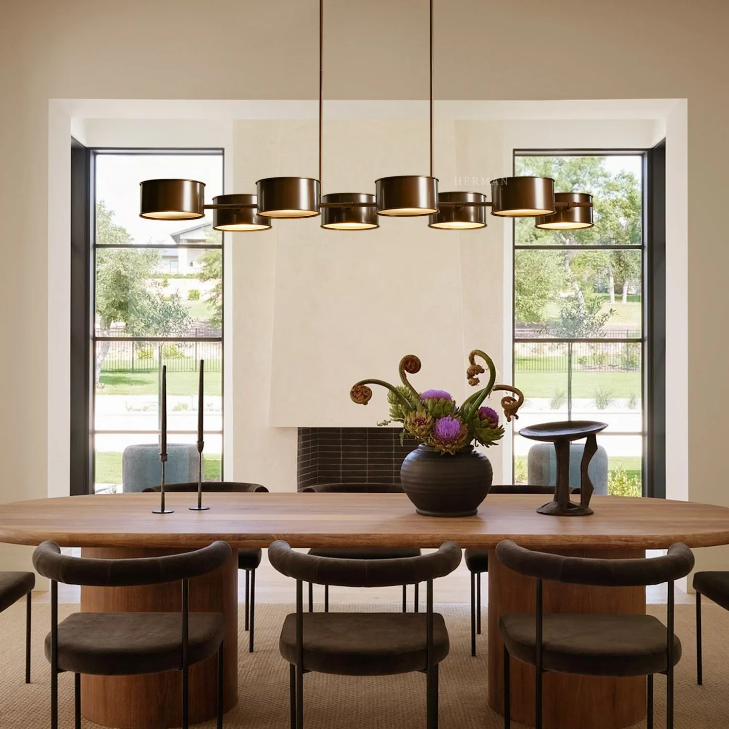 Daphne Metal Linear Chandelier - Image 10