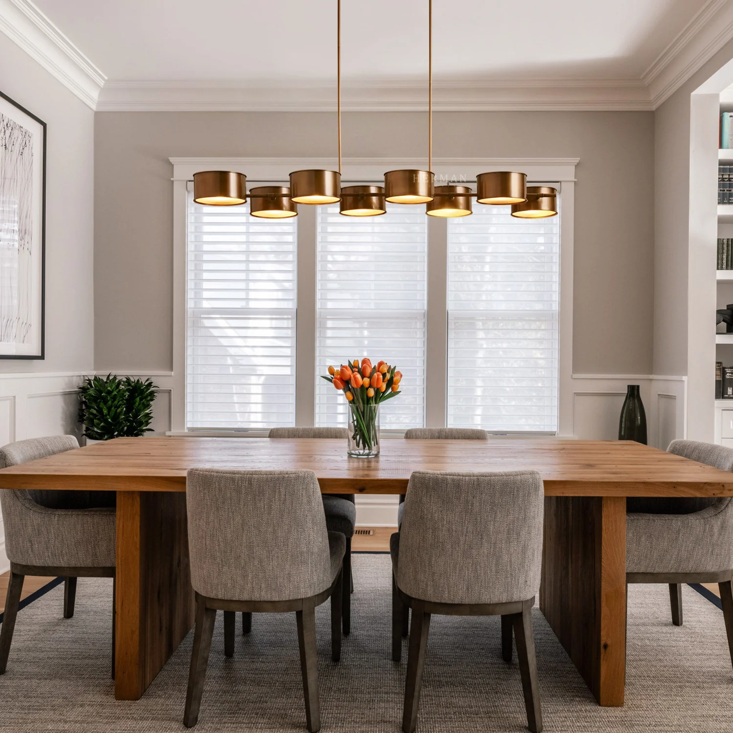 Daphne Metal Linear Chandelier - Image 14
