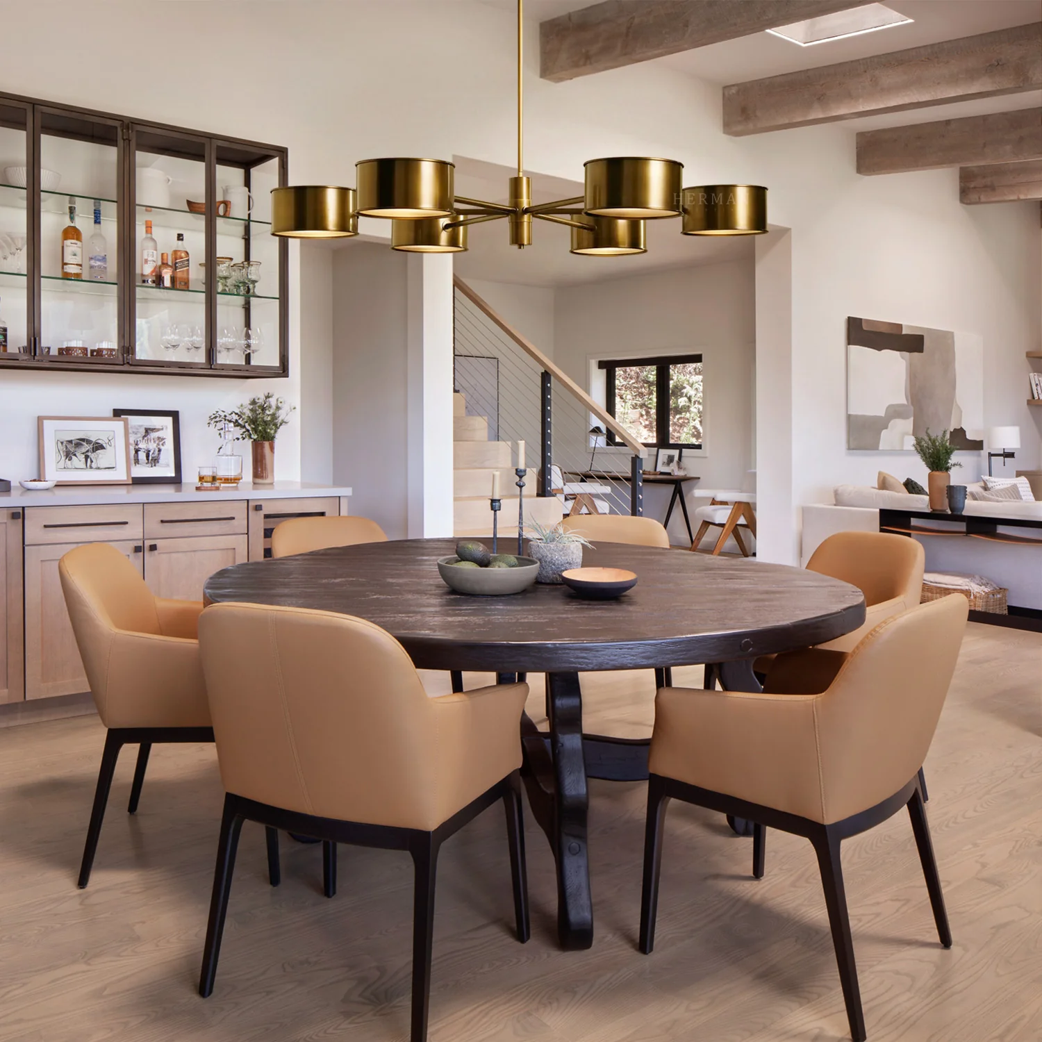 Daphne Metal Round Chandelier - Image 12
