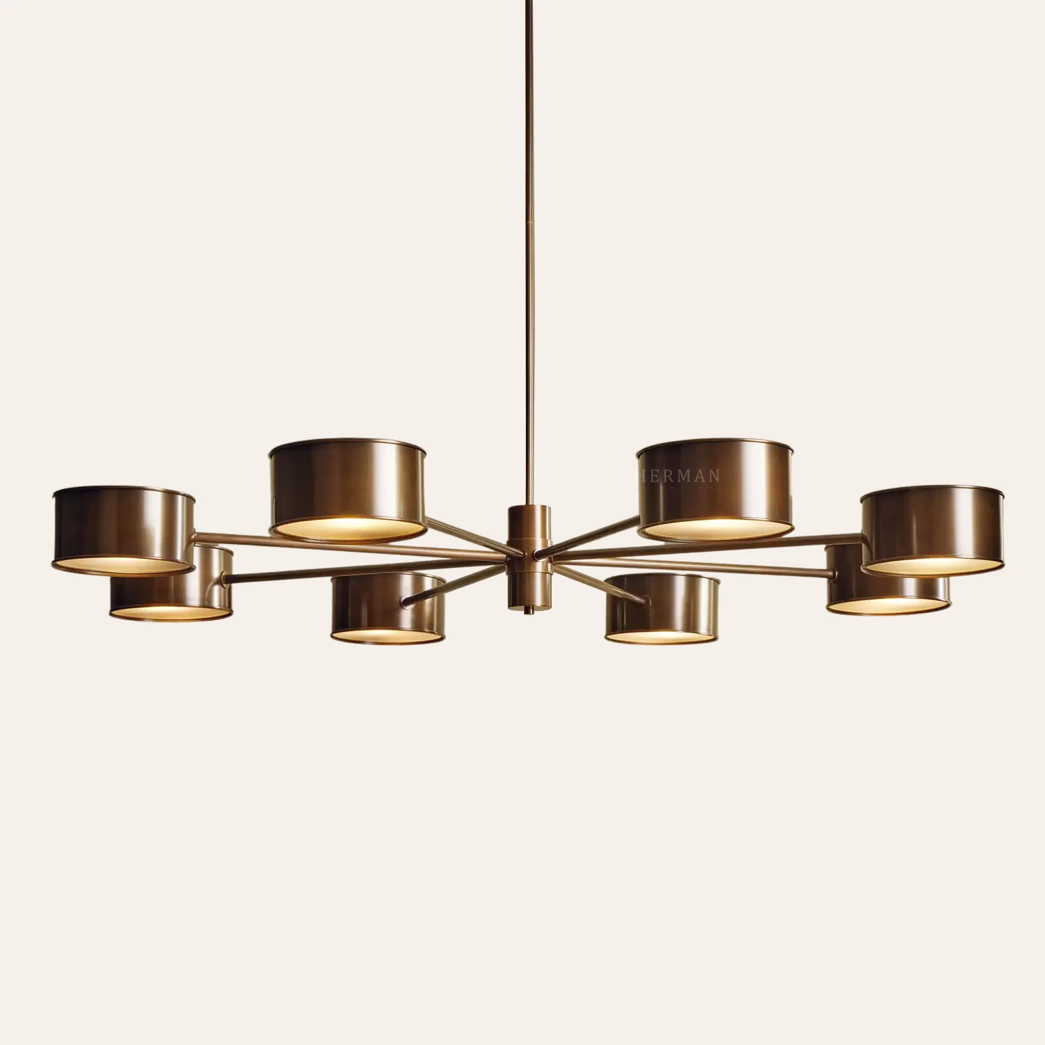 Daphne Metal Round Chandelier - Image 2