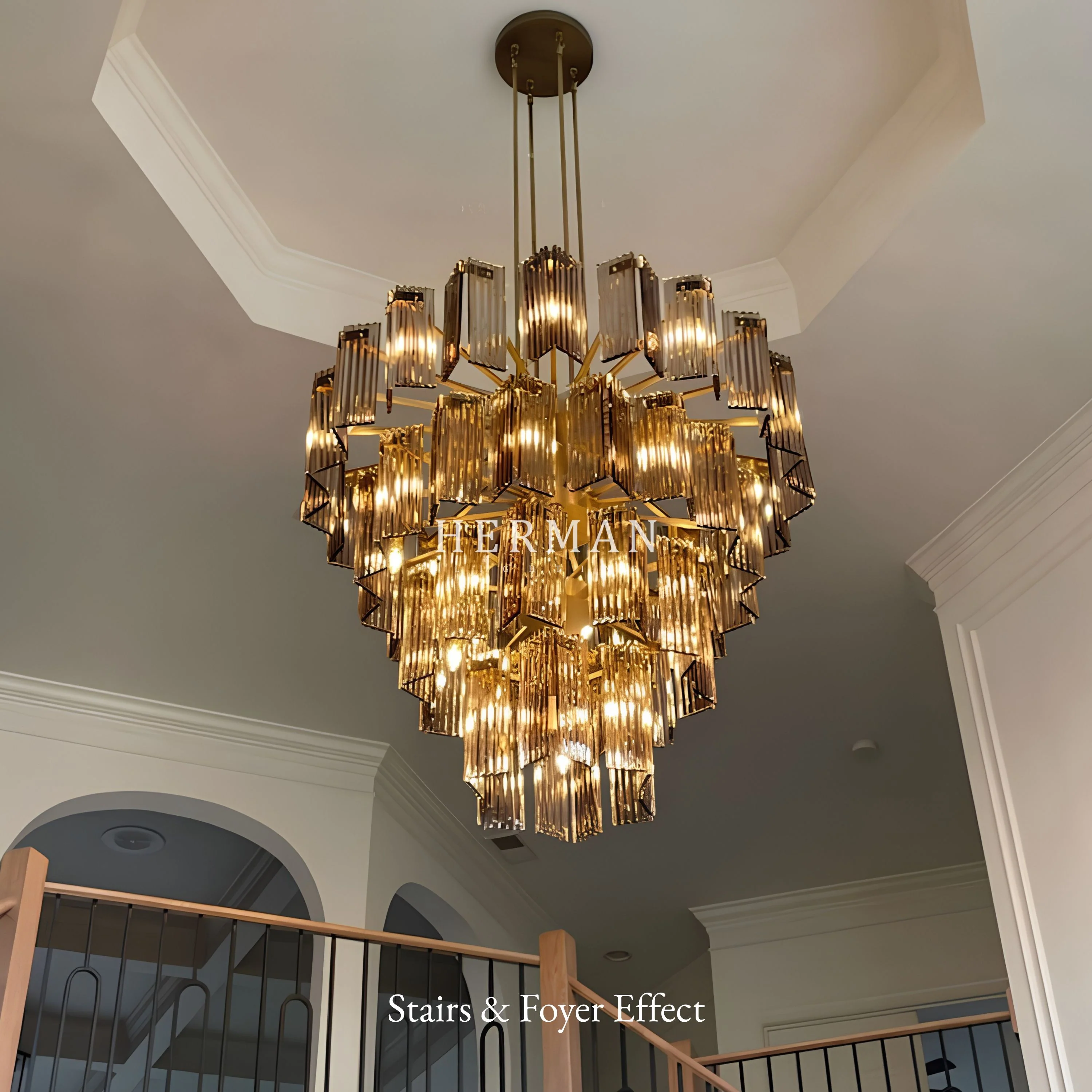 Delsie Round Chandelier 38" 48" 60" - Image 4