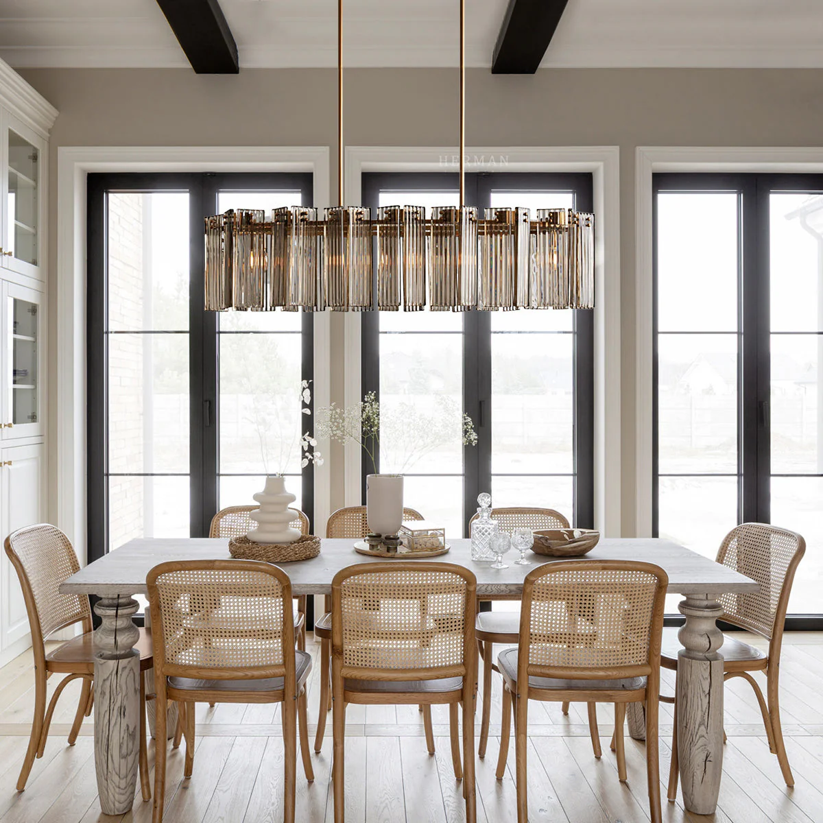 Delsie Oval 51" Chandelier - Image 3