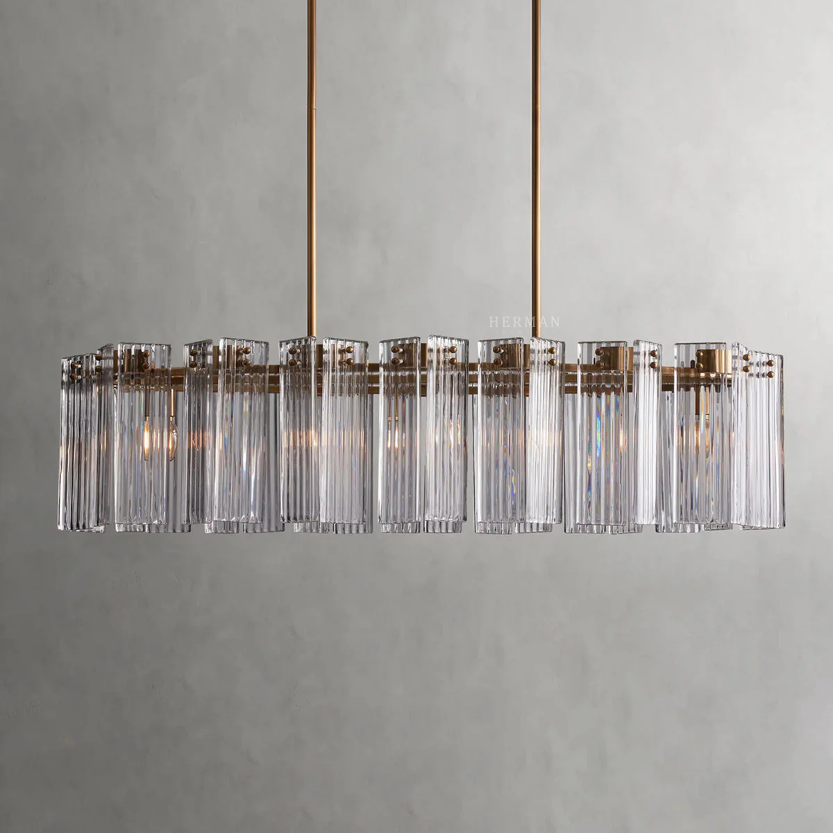Delsie Oval 51" Chandelier - Image 5