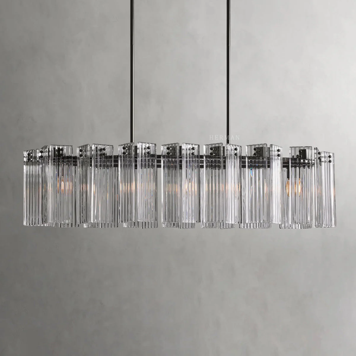 Delsie Oval 51" Chandelier - Image 7