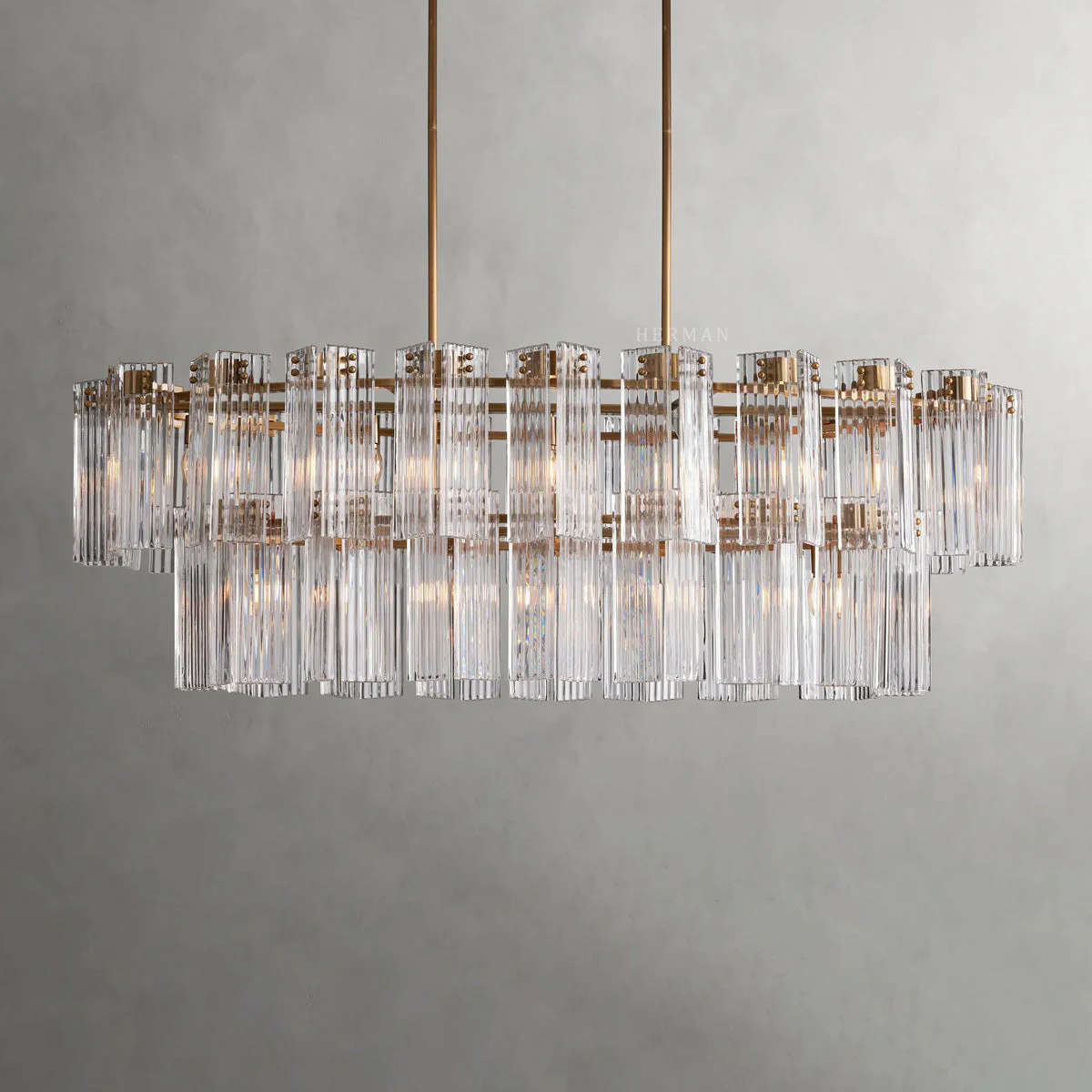 Delsie Oval 51" Chandelier - Image 9