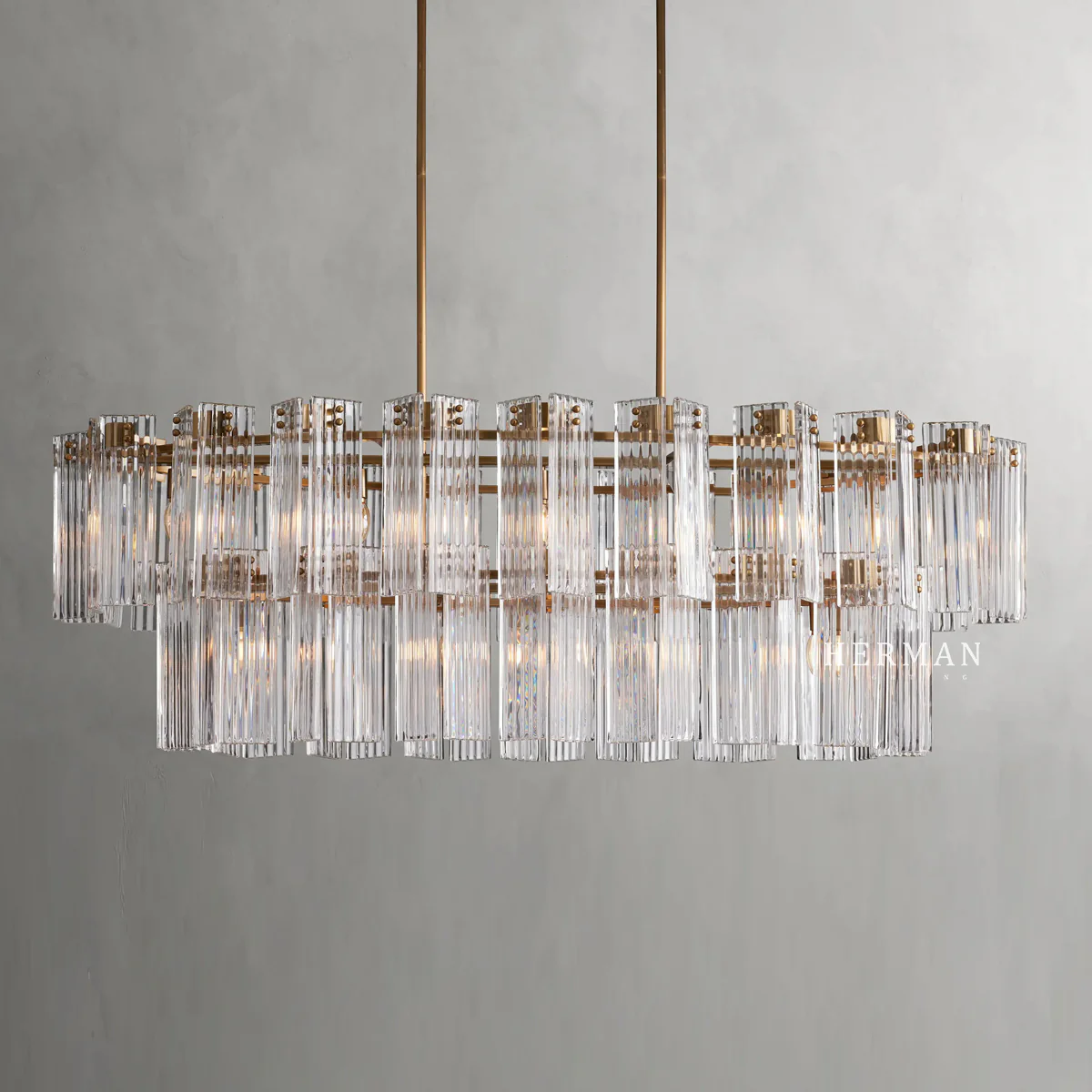 Delsie Oval 63" Chandelier - Image 7