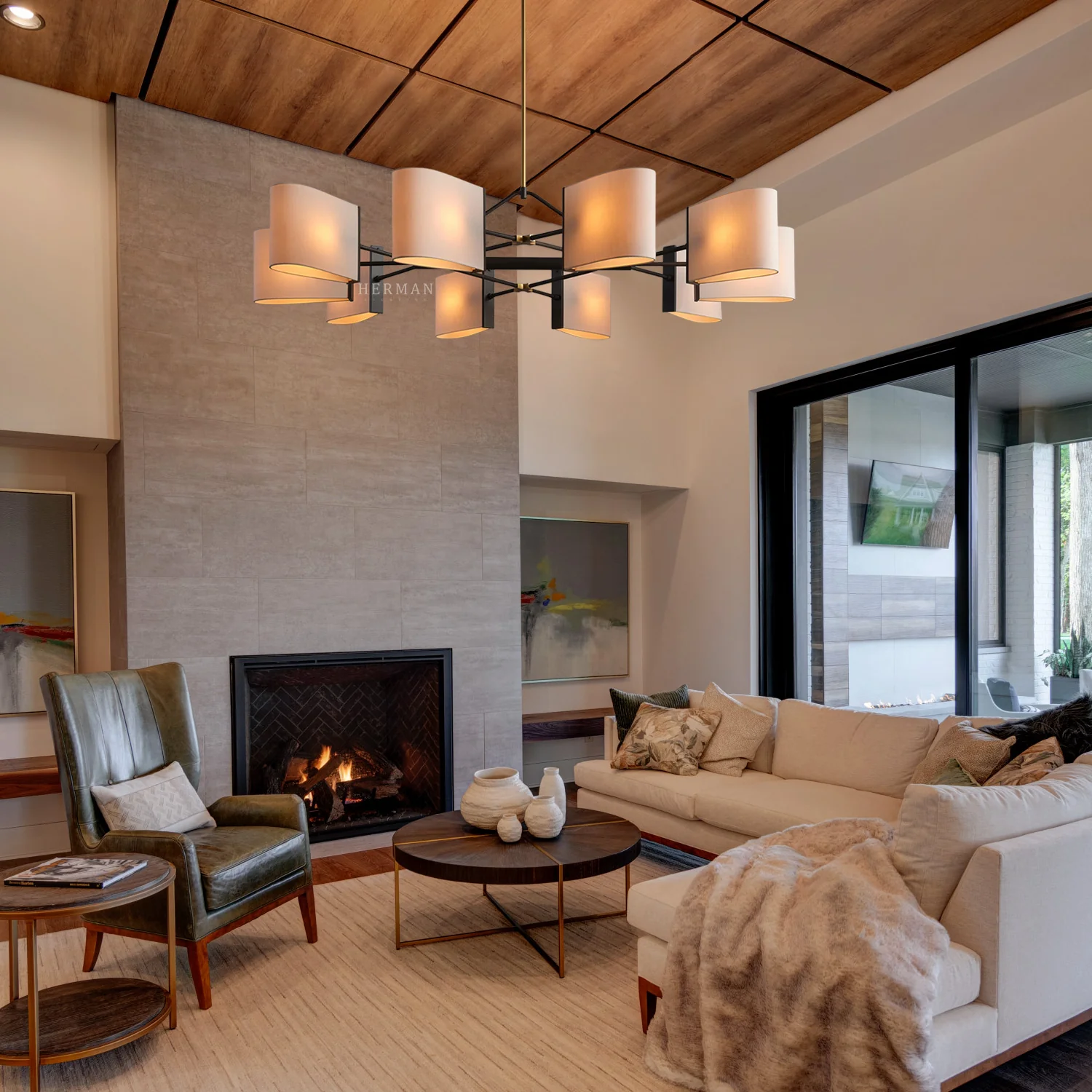 Dessay Circular Chandelier - Image 2