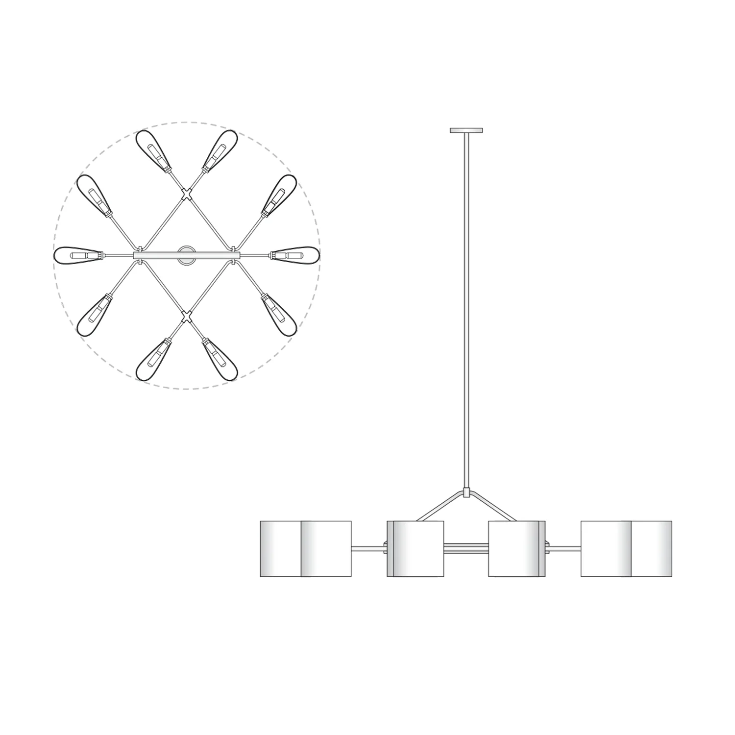 Dessay Circular Chandelier - Image 5