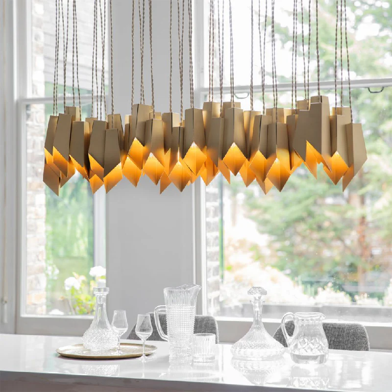 Modern Linear Chandelier For Dining Room - Image 2