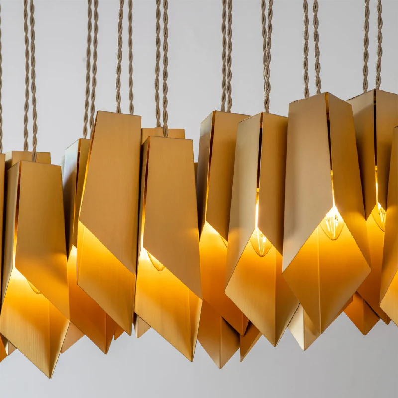 Modern Linear Chandelier For Dining Room - Image 7