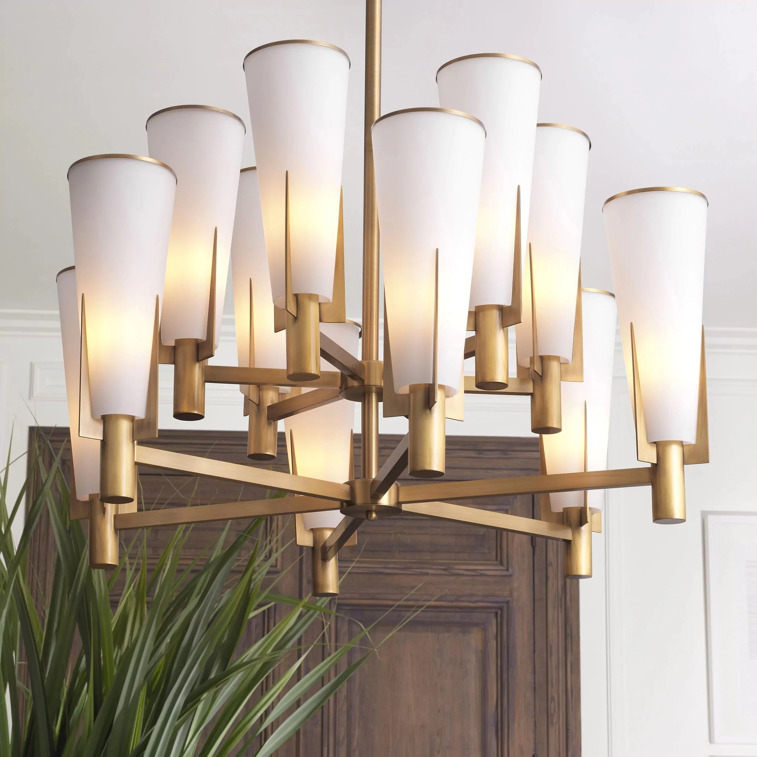 Dino Modern Brass Chandelier - Image 5