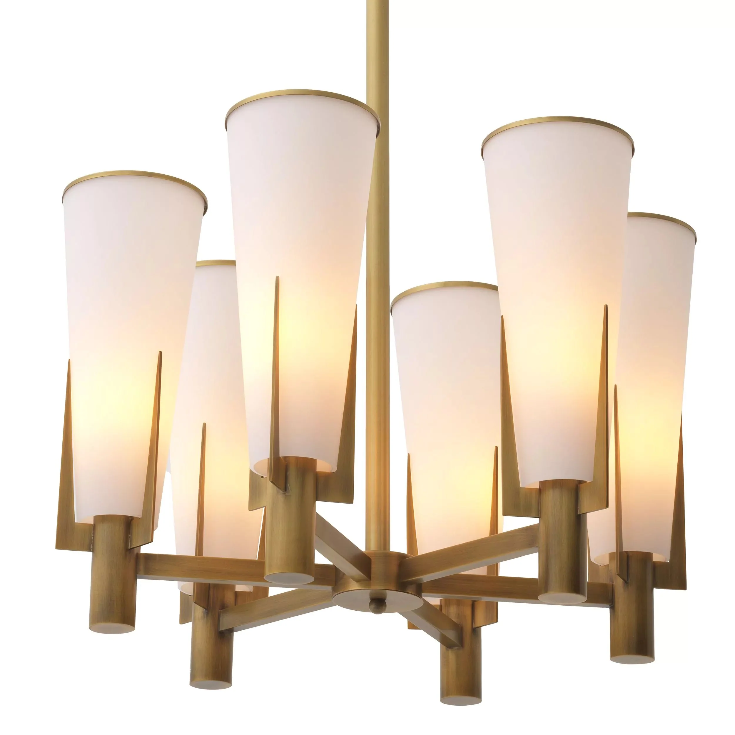 Dino Modern Brass Chandelier - Image 7