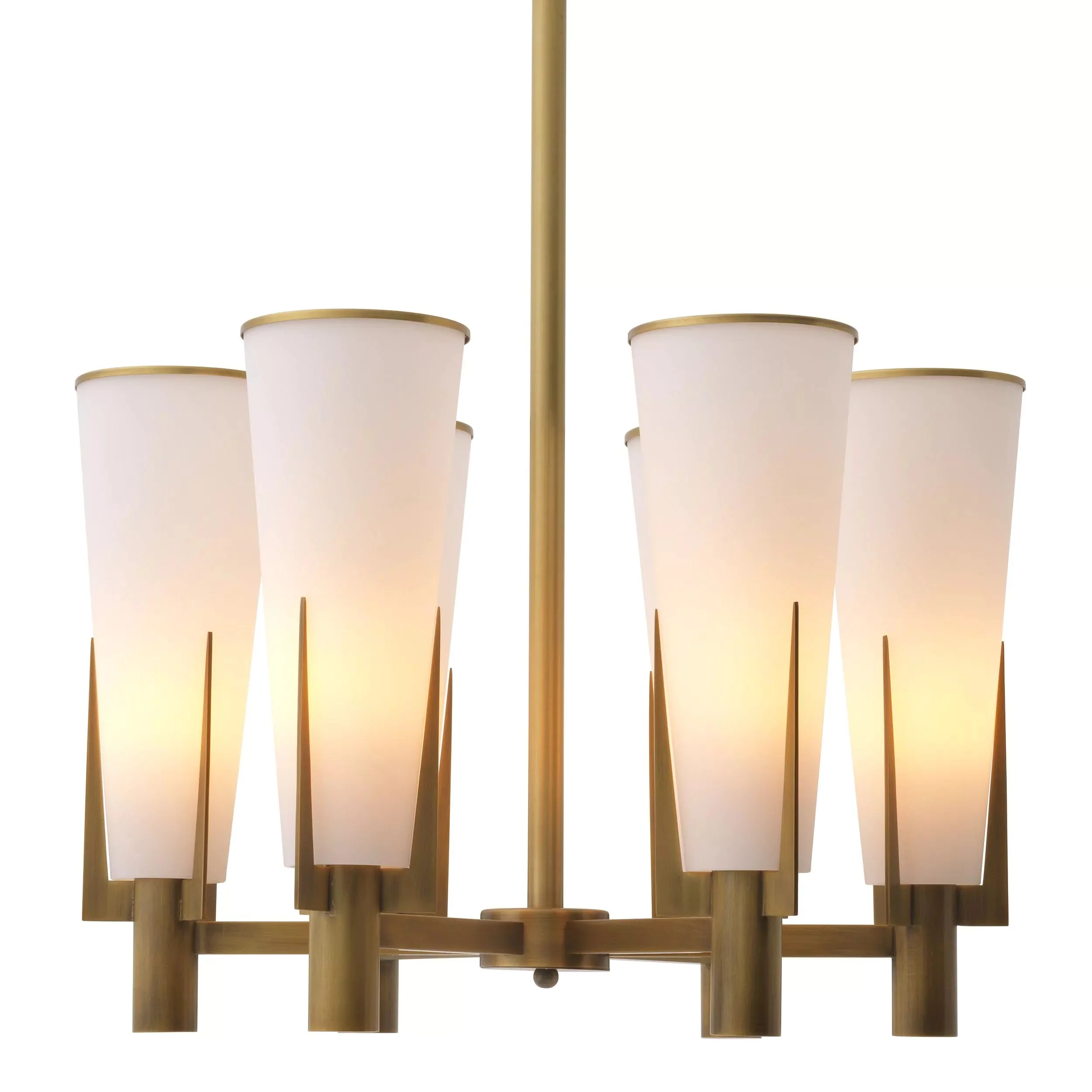 Dino Modern Brass Chandelier - Image 8
