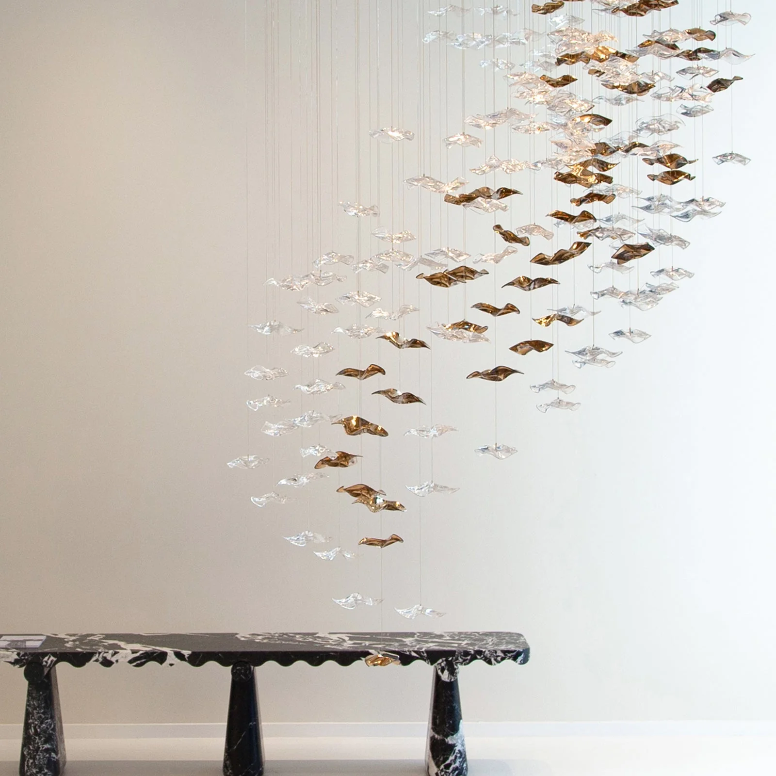 Tidal Art Glass Chandelier (With Canopy) - Image 22
