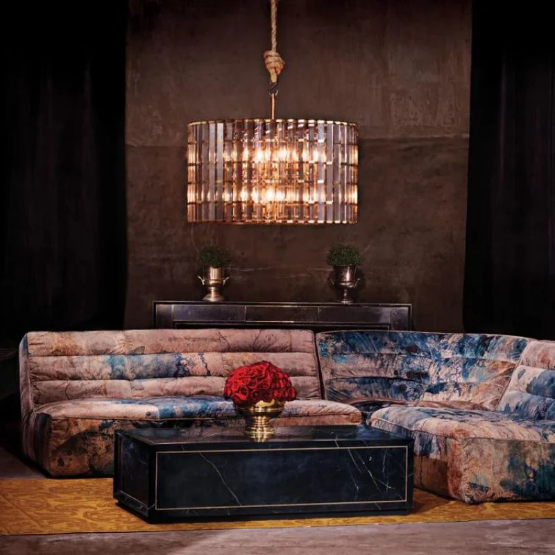 Dora Glass Round Chandelier - Image 10