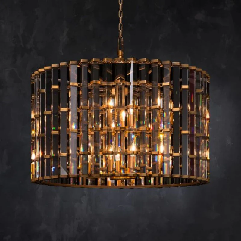 Dora Glass Round Chandelier - Image 7