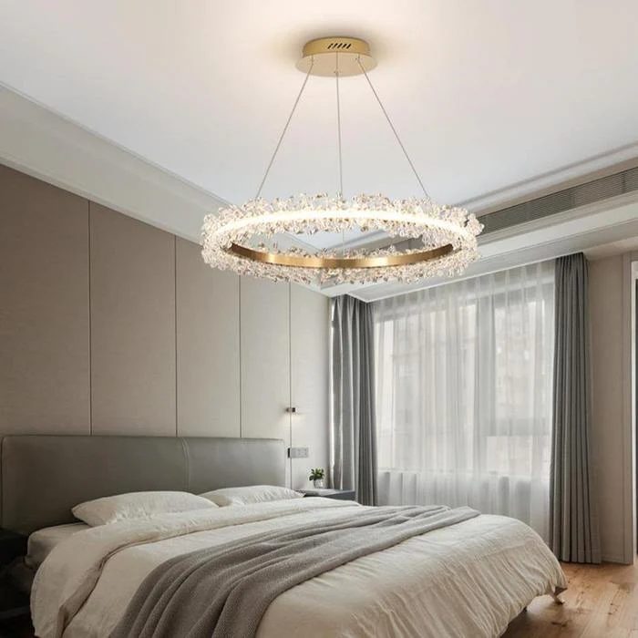Doris Crystal Ring Chandelier - Image 4