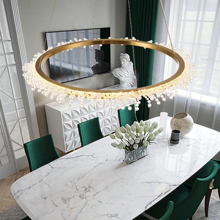 Doris Crystal Ring Chandelier - Image 5