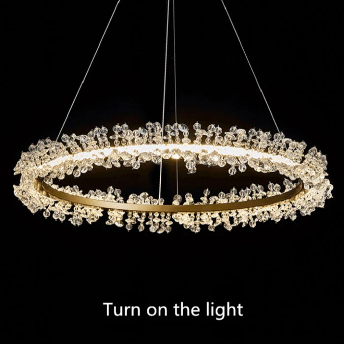 Doris Crystal Ring Chandelier - Image 7