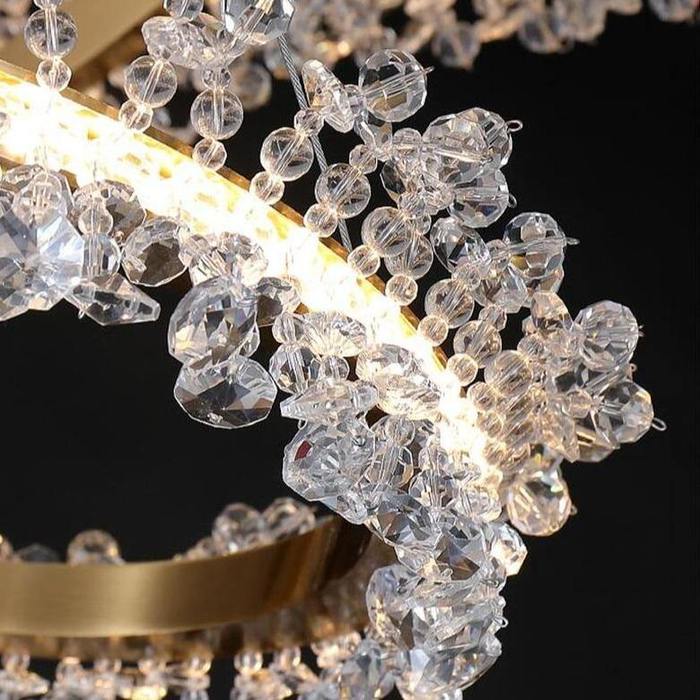 Doris Double Ring Crystal Chandelier - Image 5
